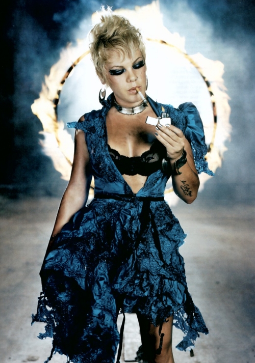 P!nk –. Since you love sweat, tattoos, whiskey and 5-cent candies, 